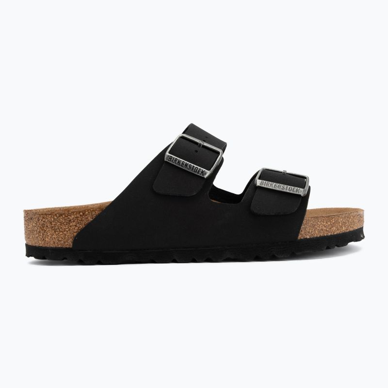 Șlapi BIRKENSTOCK Arizona Vegan Birkibuc black 2