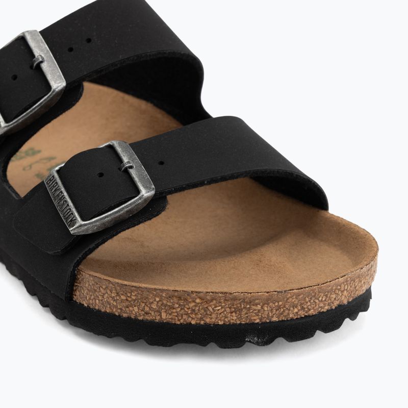 Șlapi BIRKENSTOCK Arizona Vegan Birkibuc black 7