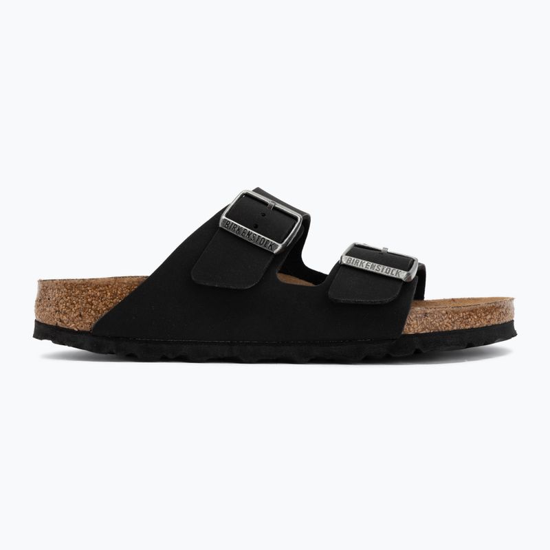 Șlapi BIRKENSTOCK Arizona Vegan Birkibuc Narrow black 2