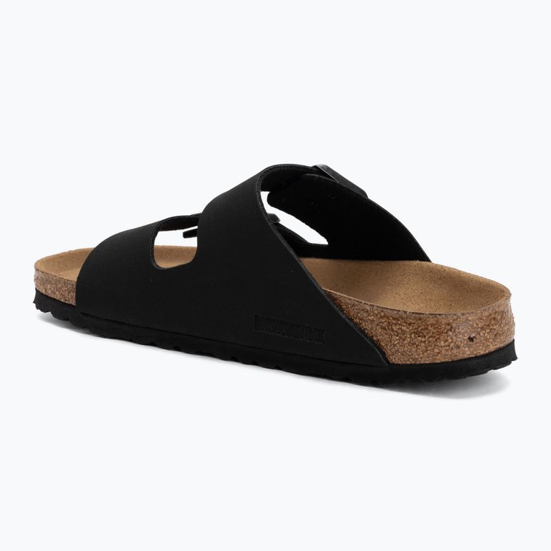 Șlapi BIRKENSTOCK Arizona Vegan Birkibuc Narrow black 3