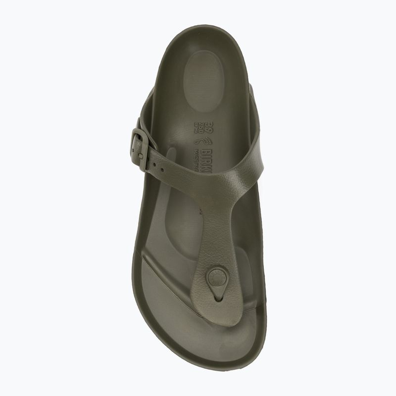 BIRKENSTOCK Gizeh EVA Regular kaki flip flops 5