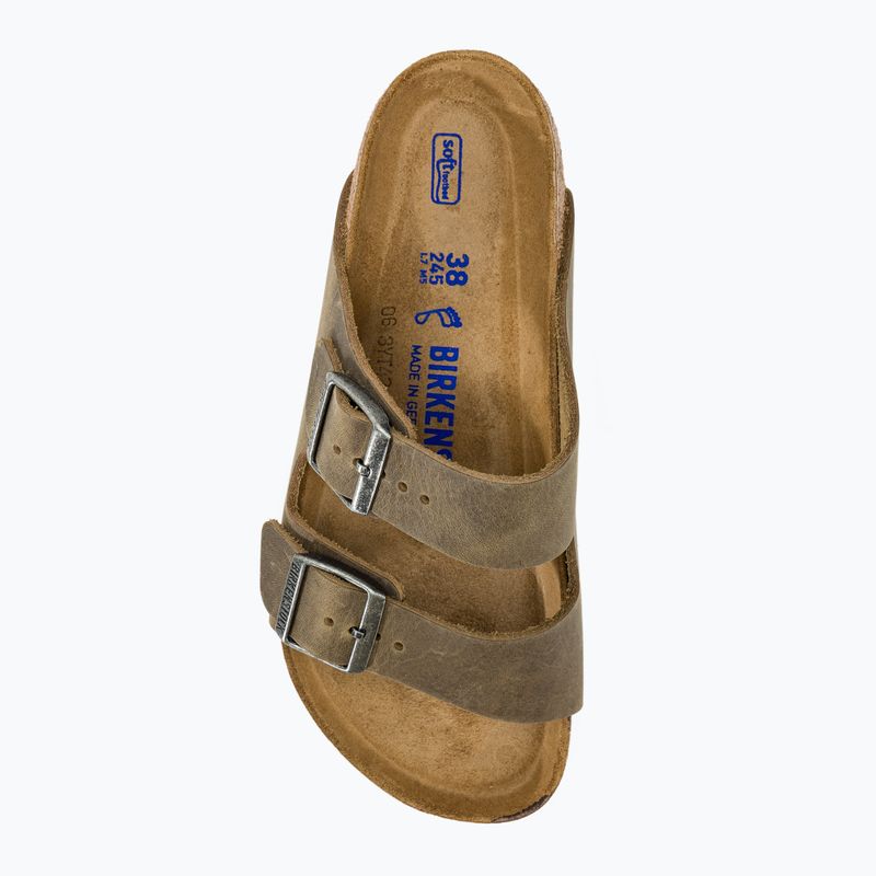Papuci BIRKENSTOCK Arizona SFB LEOI Regular faded khaki 5