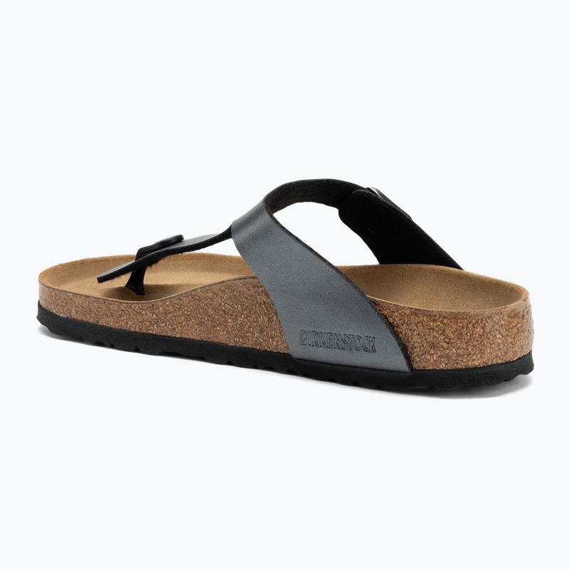 Flip flops pentru femei BIRKENSTOCK Gizeh BF Regular negru metalic 3