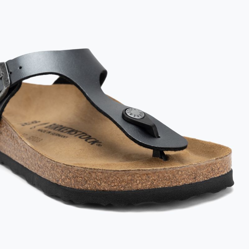 Flip flops pentru femei BIRKENSTOCK Gizeh BF Regular negru metalic 7