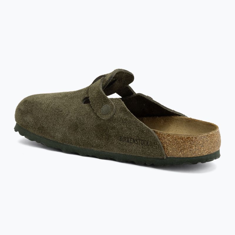 Șlapi BIRKENSTOCK Boston Suede Leather thyme 3
