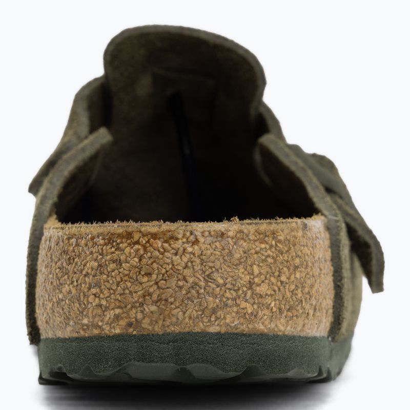 Șlapi BIRKENSTOCK Boston Suede Leather thyme 6