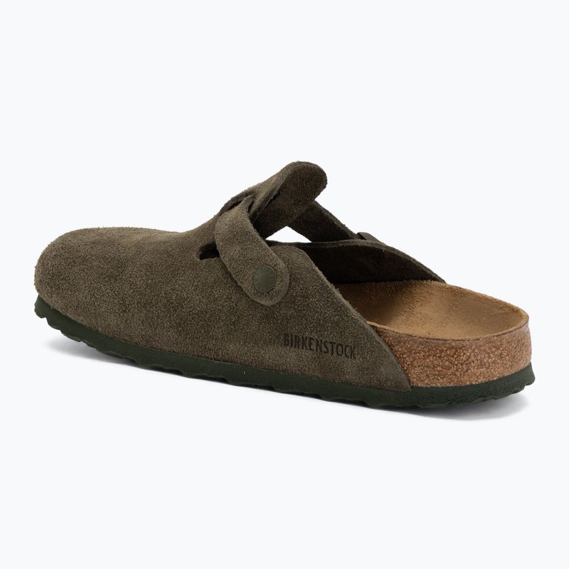 Șlapi BIRKENSTOCK Boston Suede Leather thyme 3