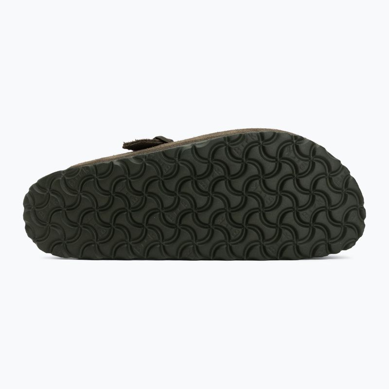 Șlapi BIRKENSTOCK Boston Suede Leather thyme 4