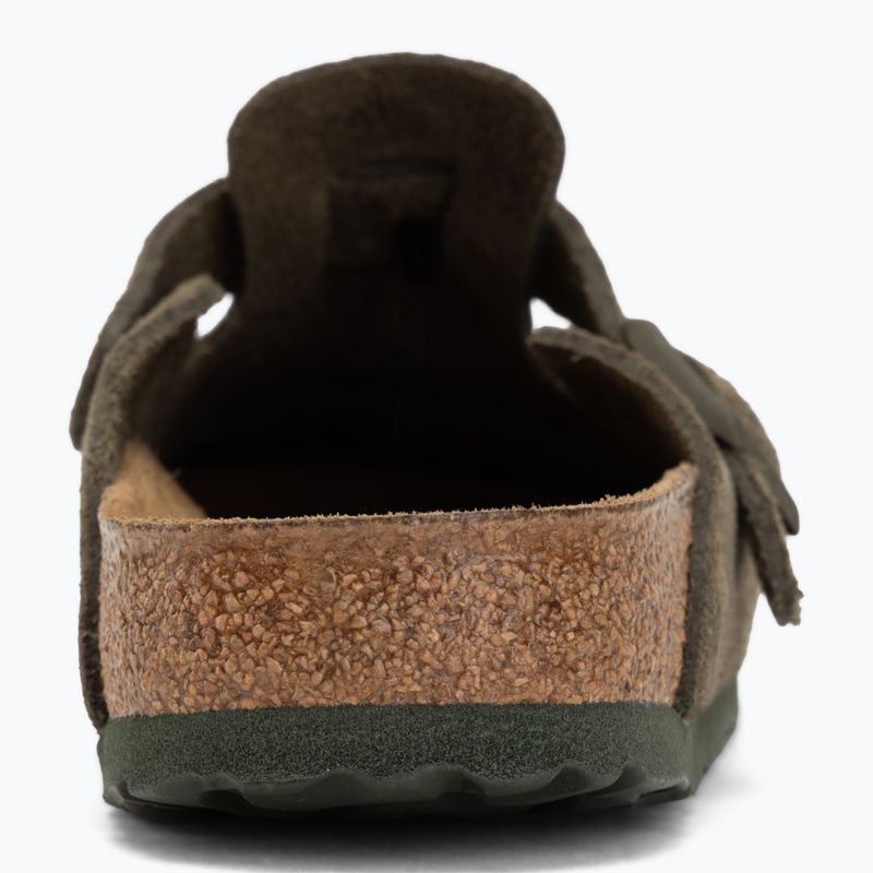 Șlapi BIRKENSTOCK Boston Suede Leather thyme 6