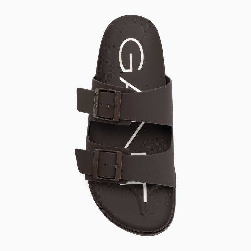 Șlapi bărbătești GANT Palbuddy dark brown 5