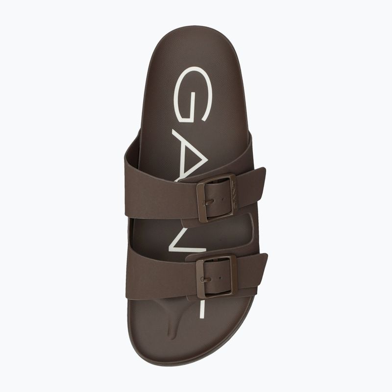 Șlapi bărbătești GANT Palbuddy dark brown 5