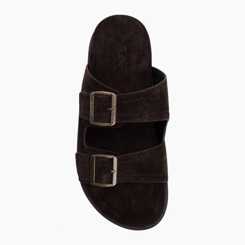 Papuci pentru bărbați GANT Fairfo dark brown 5