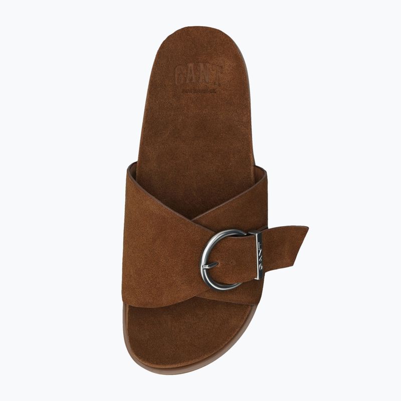 Șlapi de damă GANT Mardale cognac 5
