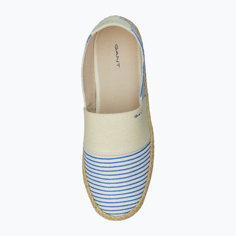 Espadrile de damă GANT Raffiaville blue/cream 5