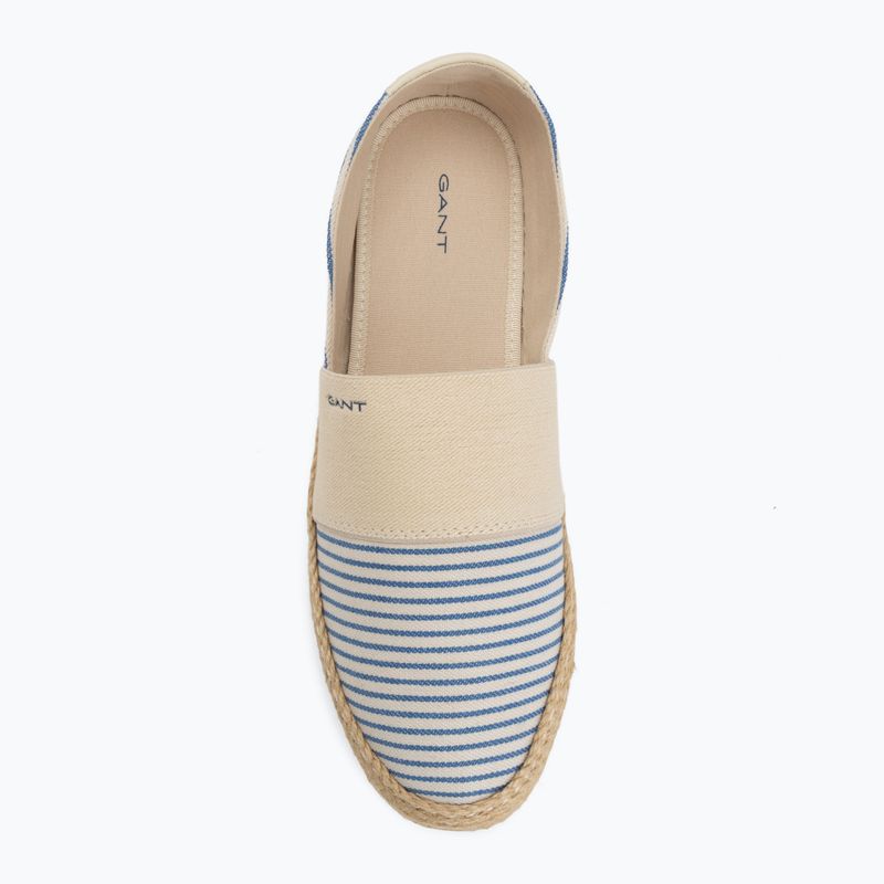 Espadrile de damă GANT Raffiaville blue/cream 5