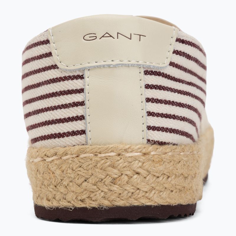 Espadrile de damă GANT Raffiaville brown/cream 6