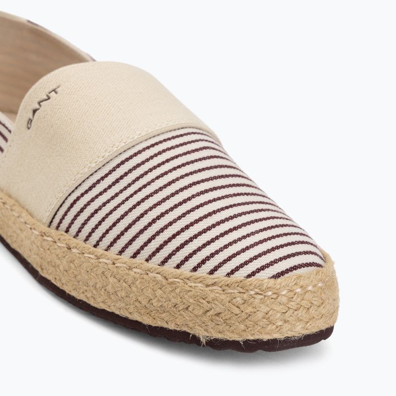 Espadrile de damă GANT Raffiaville brown/cream 7