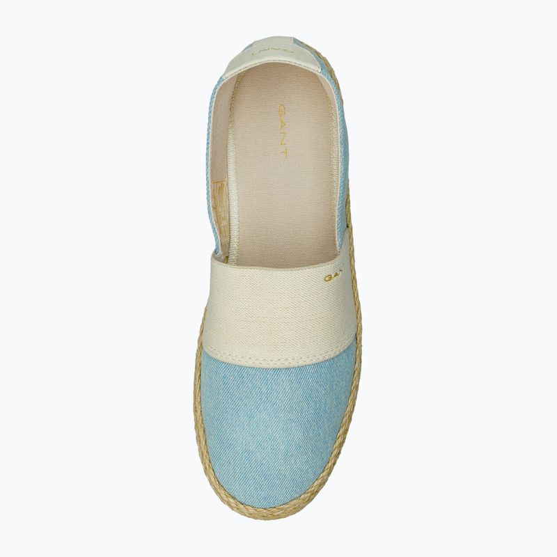 Espadrile de damă GANT Raffiaville light blue/cream 5