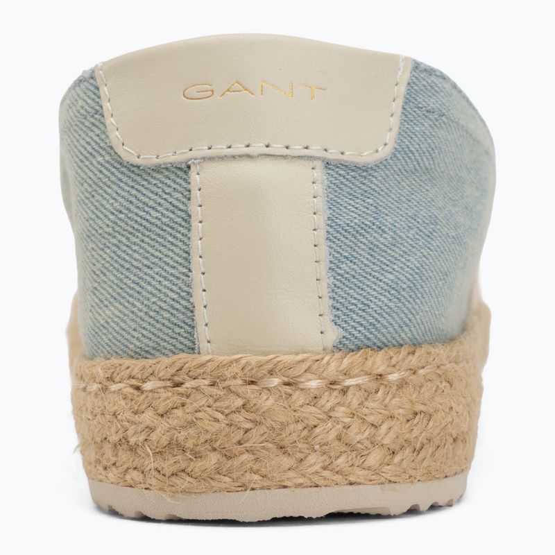 Espadrile de damă GANT Raffiaville light blue/cream 6