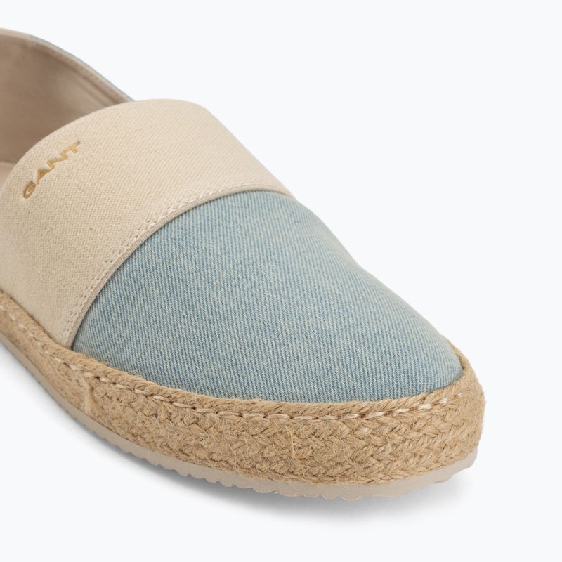 Espadrile de damă GANT Raffiaville light blue/cream 7