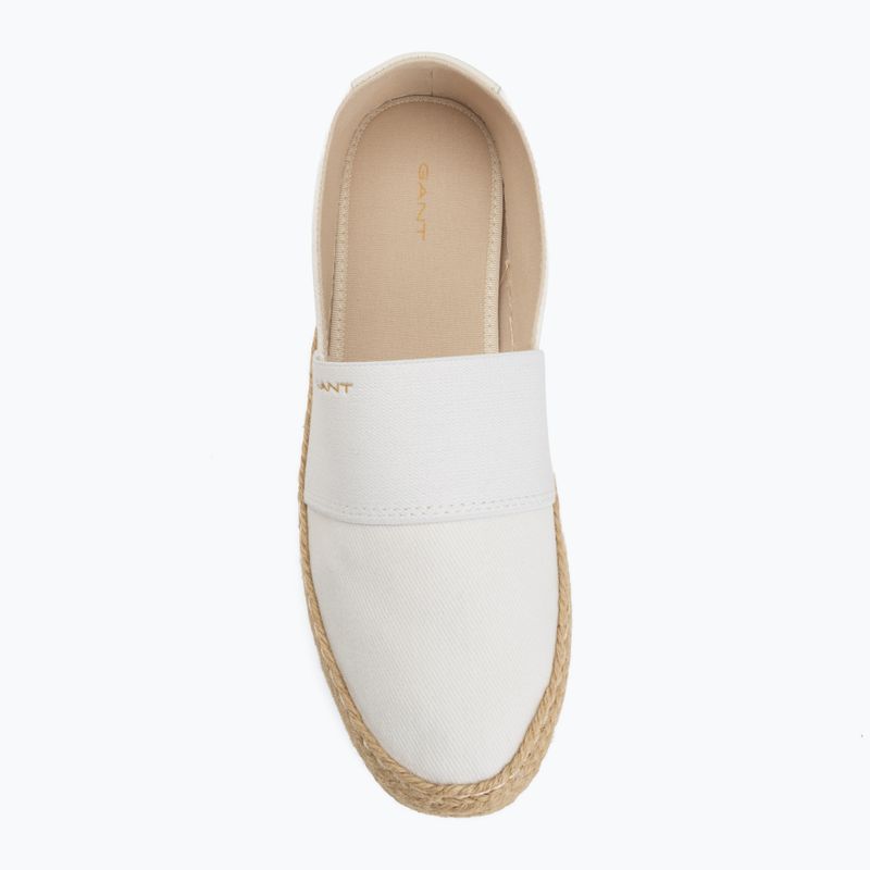 Espadrile de damă GANT Raffiaville off white 5