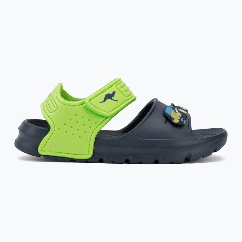 Sandale pentru copii Kangaroos KangaSwim II dark navy/lime 2