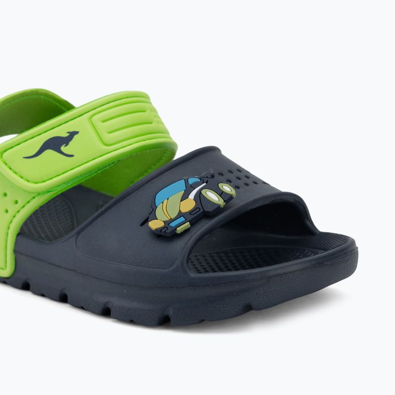 Sandale pentru copii Kangaroos KangaSwim II dark navy/lime 7