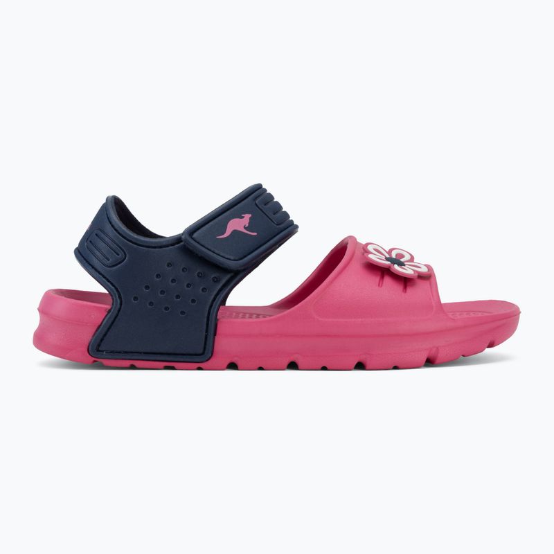 Sandale pentru copii Kangaroos KangaSwim II daisy pink/dark navy 2