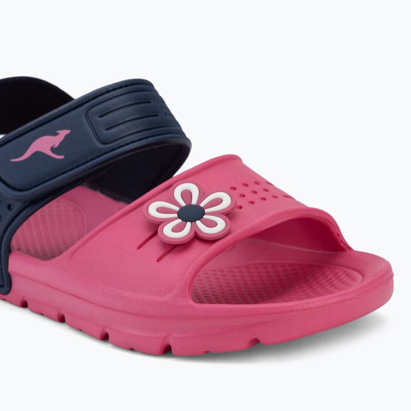 Sandale pentru copii Kangaroos KangaSwim II daisy pink/dark navy 7