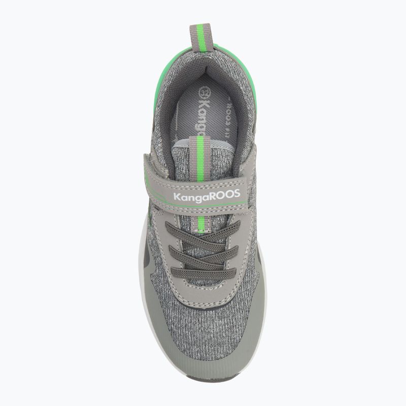 KangaROOS KD-Gym EV pantofi pentru copii vapor grey/neon green 5