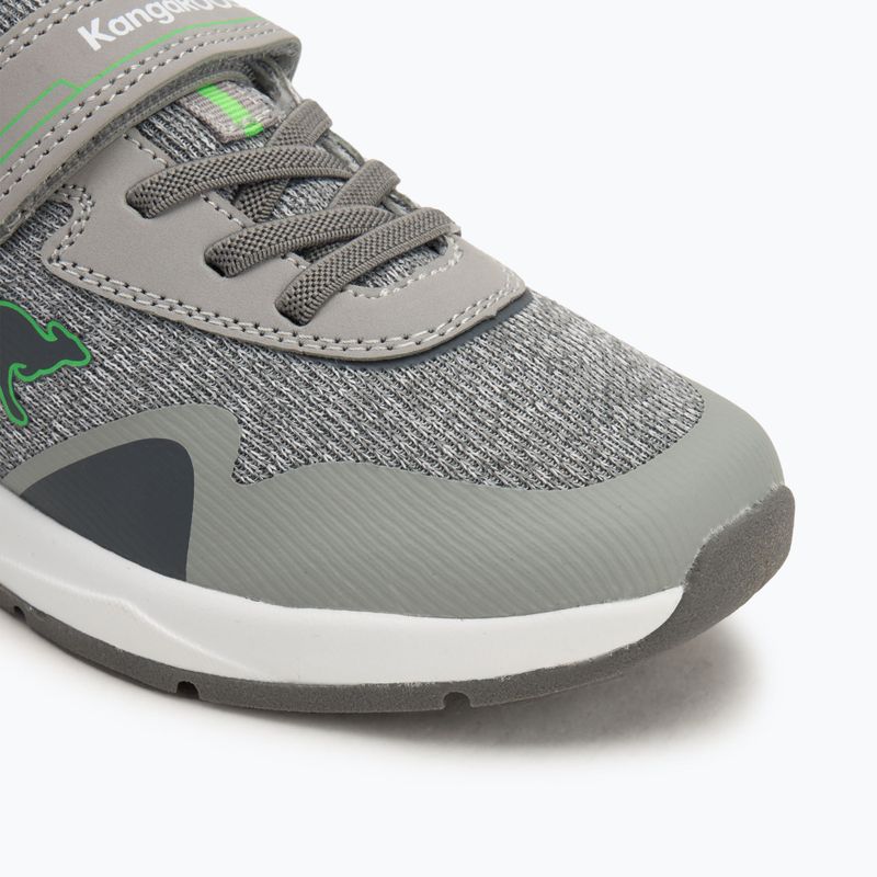KangaROOS KD-Gym EV pantofi pentru copii vapor grey/neon green 7