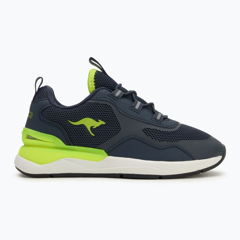 KangaROOS KD-Road pantofi pentru copii dark navy/lime 2