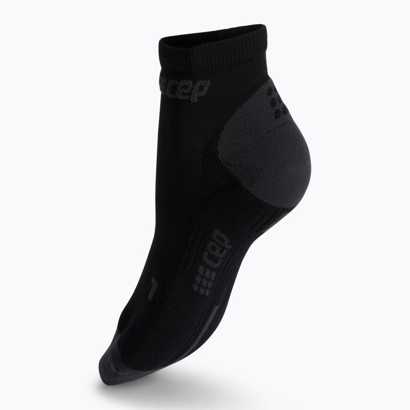 Șosete compresive de alergat pentru femei CEP Low-Cut 3.0 negre WP4AVX2 2