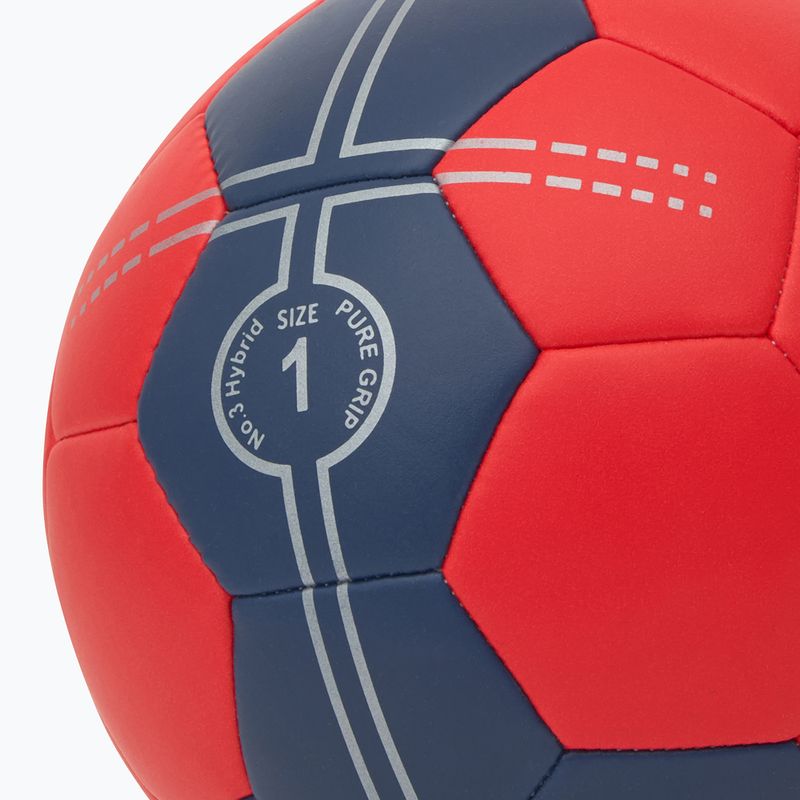 Minge de handbal ERIMA Pure Grip No. 3 Hybrid red/new navy mărimea 1 3