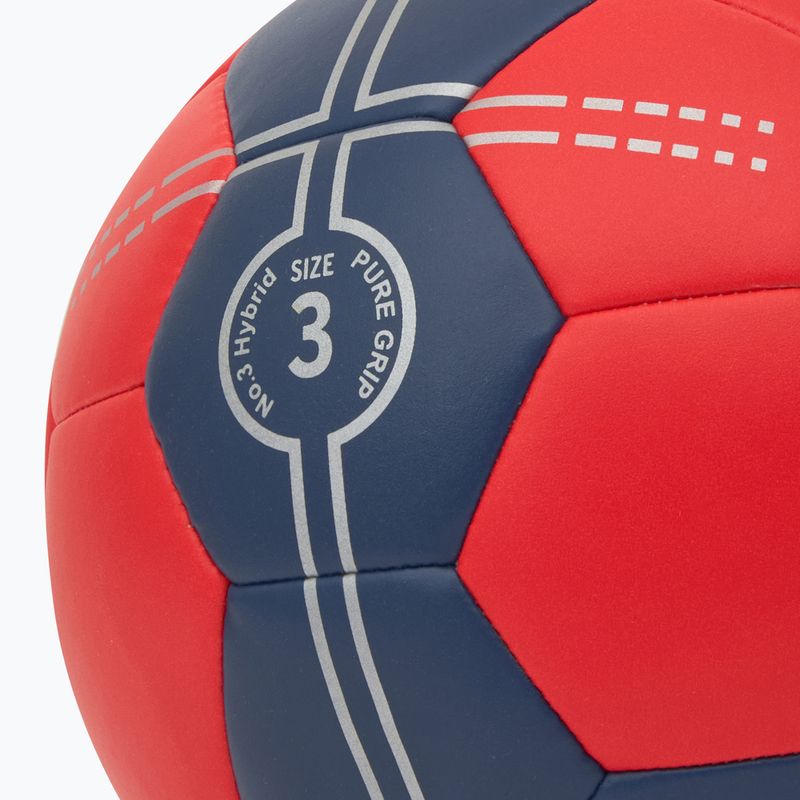 Minge de handbal ERIMA Pure Grip No. 3 Hybrid red/new navy mărimea 3 3
