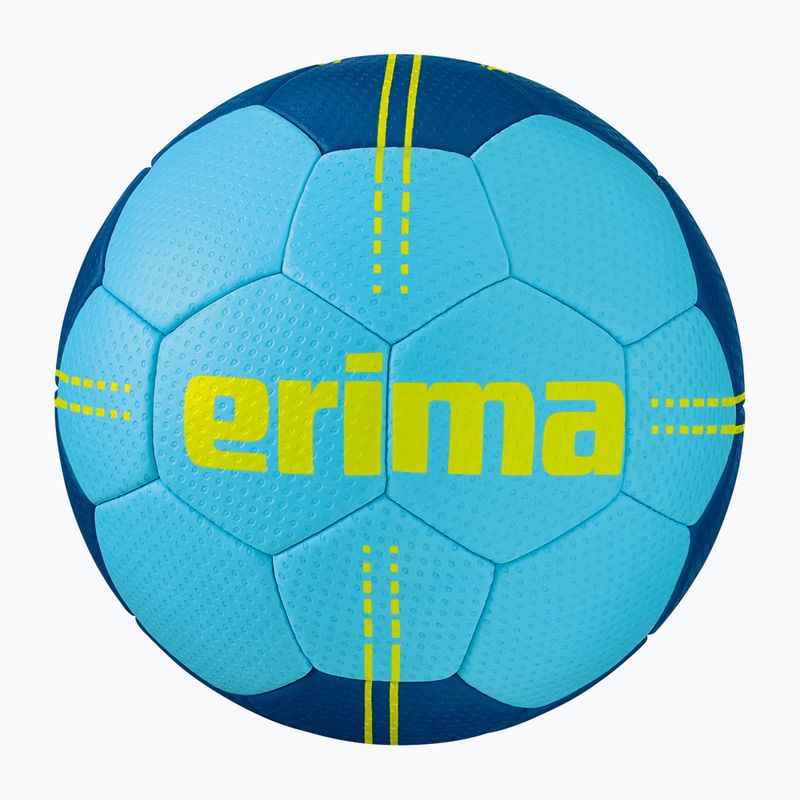 Minge de handbal pentru copii ERIMA Pure Grip Junior sky/navy mărimear 0