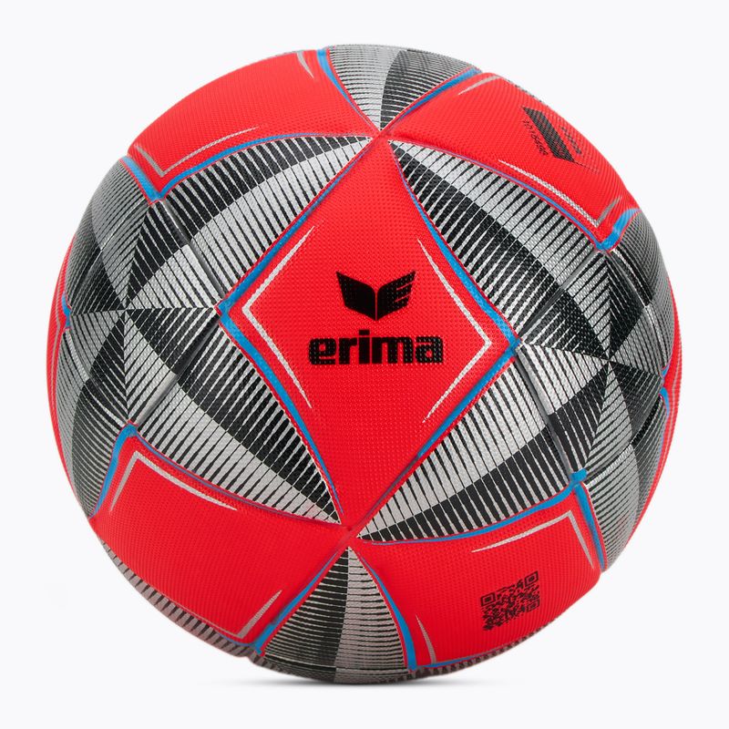 Minge de fotbal ERIMA Senzor Star Match Fluo fiery coral/black mărime 5