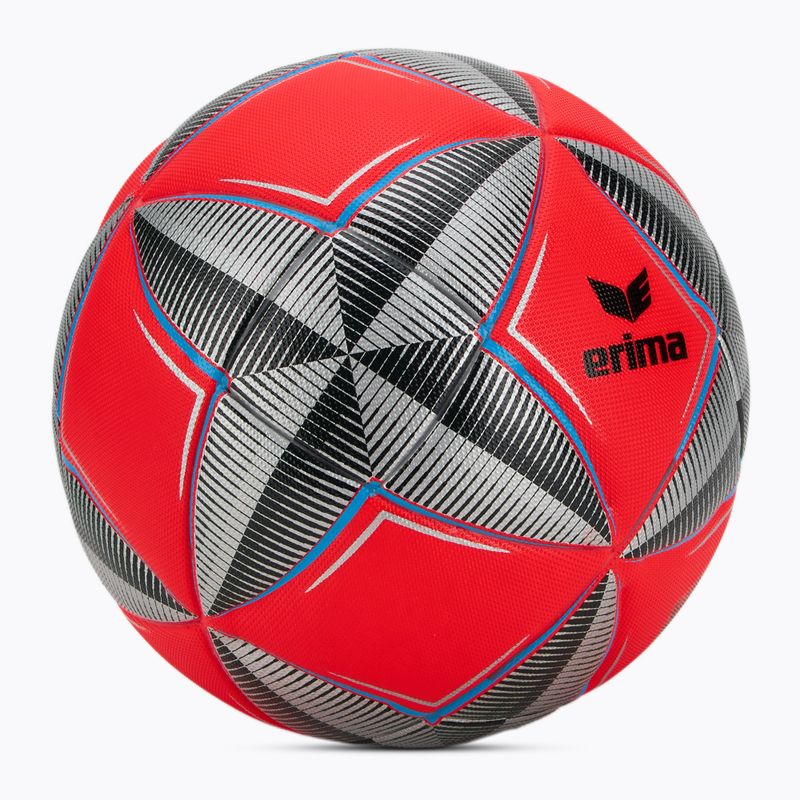 Minge de fotbal ERIMA Senzor Star Match Fluo fiery coral/black mărime 5 2