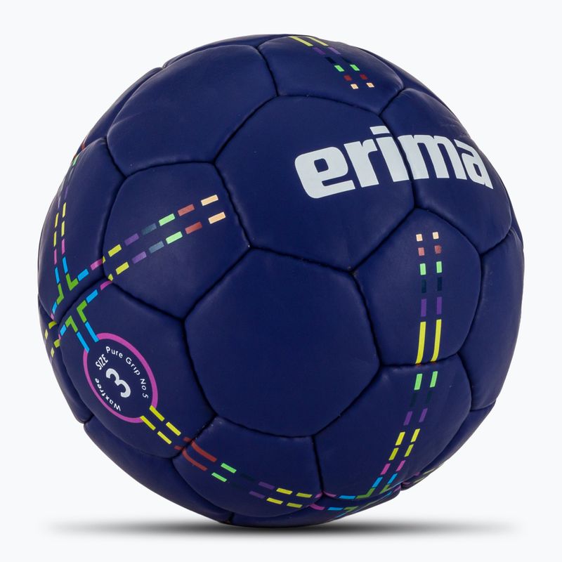 Minge de handbal ERIMA Pure Grip No. 5 Wax-Free new navy mărimea 3 2