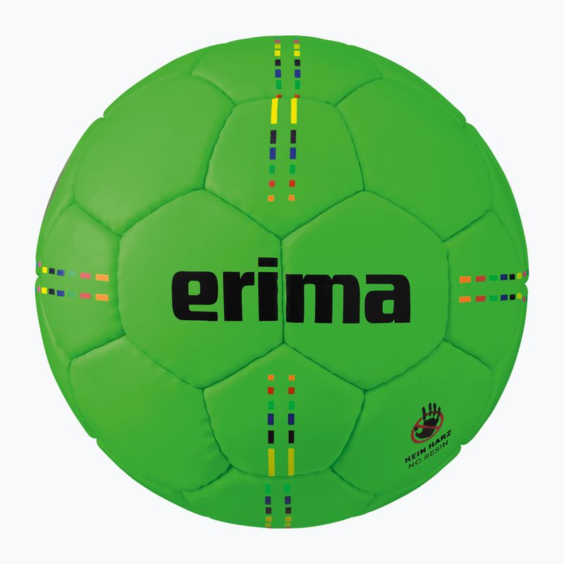 Minge de handbal ERIMA Pure Grip No. 5 Wax-Free green mărimea 1