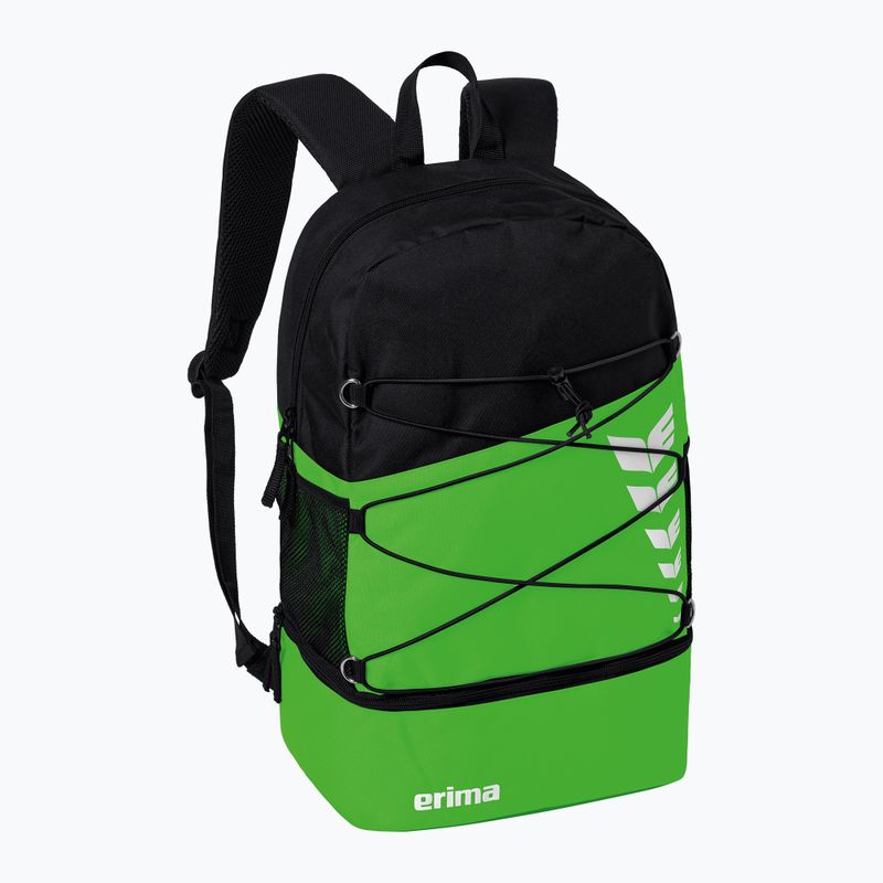 Rucsac de fotbal ERIMA Six Wings Backpack 25 l green/black