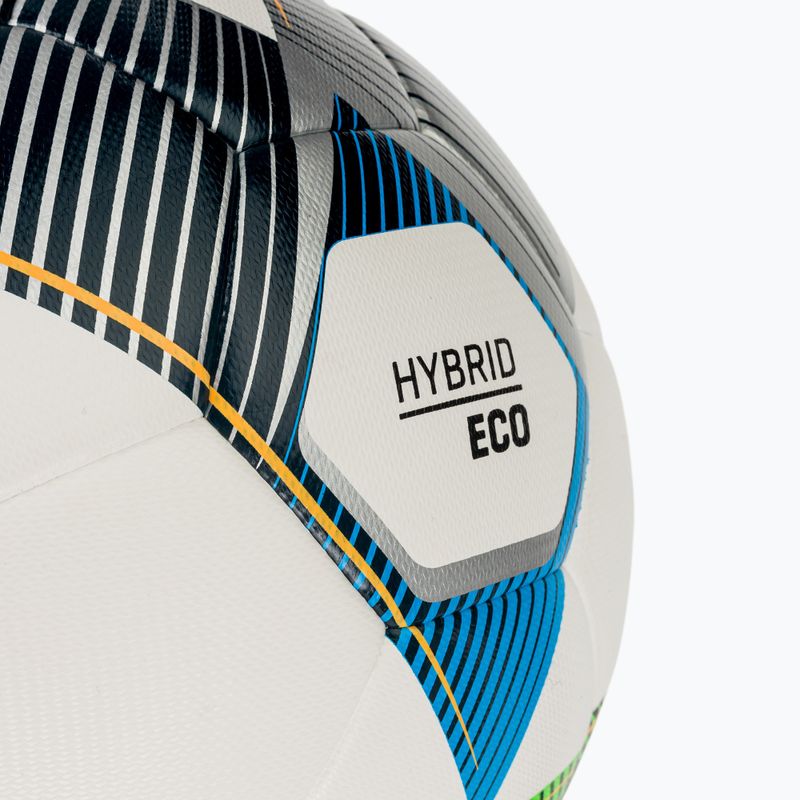 Minge de fotbal ERIMA Hybrid Eco silver/navy mărime 5 3