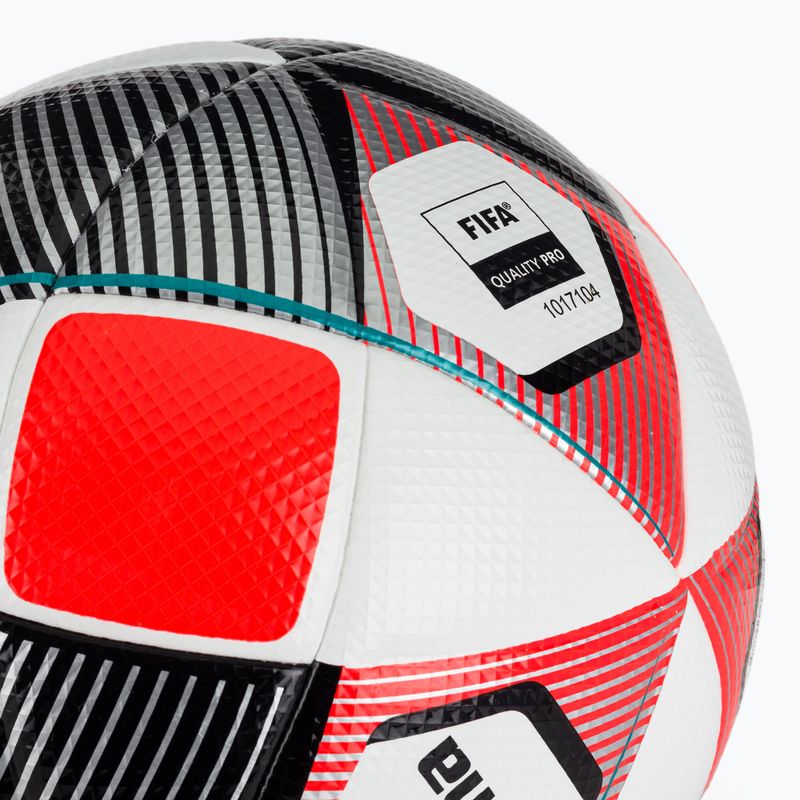 Minge de fotbal ERIMA Hybrid Match silver/fiery-coral mărime 5 3