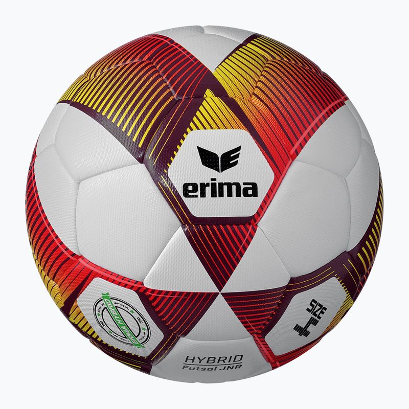 Minge de fotbal ERIMA Hybrid Futsal red/yellow mărime 4