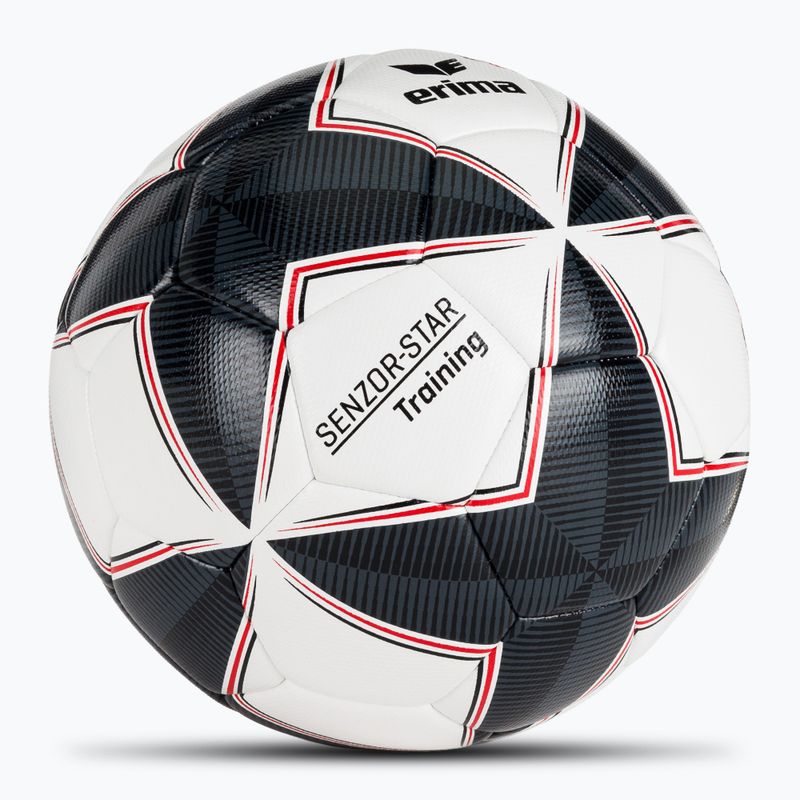 Minge de fotbal ERIMA Senzor Star Training black/grey mărime 5 2