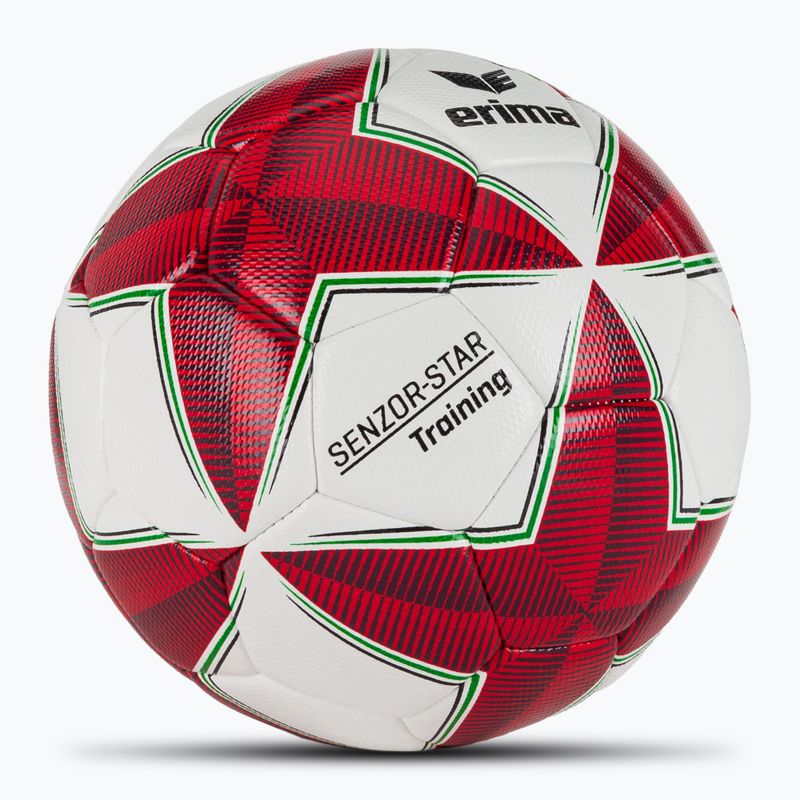 Minge de fotbal ERIMA Senzor Star Training red mărime 3 2