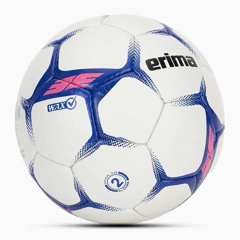 Minge de handbal ERIMA Flash Elite white/blue mărime 2 2