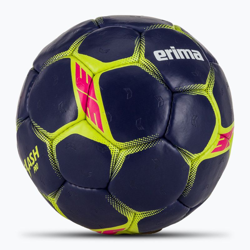 Minge de handbal ERIMA Flash Pro blue/lime mărime 3 2