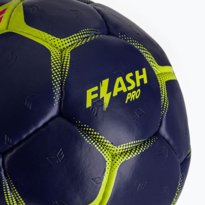 Minge de handbal ERIMA Flash Pro blue/lime mărime 3 3