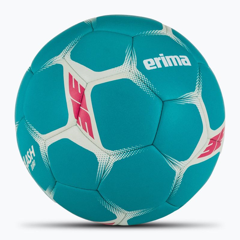 Minge de handbal ERIMA Flash Duro turquoise/grey mărime 0 2